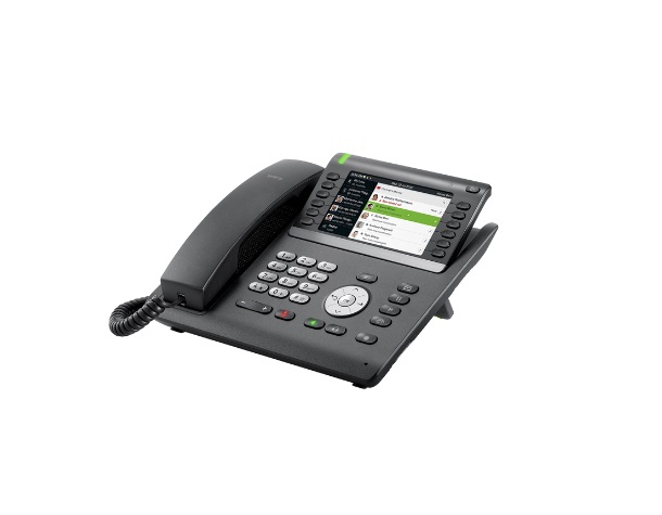 Unify OpenScape CP700X Telefono IP Nero TFT - Cornetta Cablata, Display 5