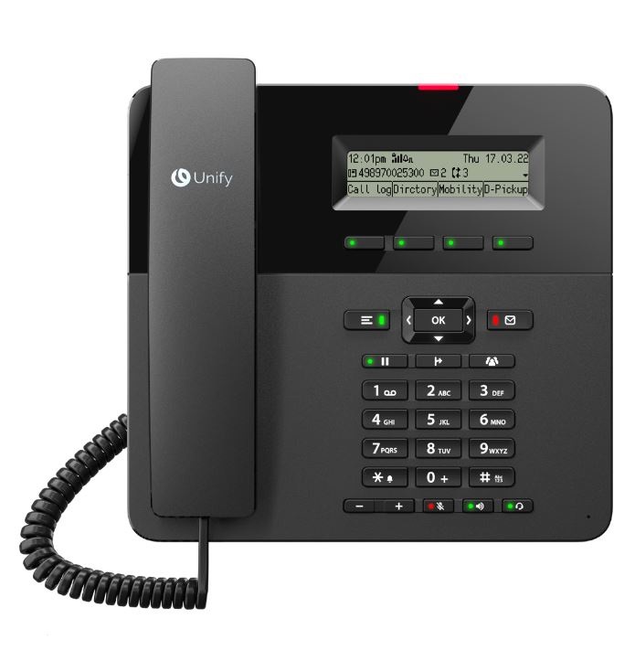 Unify OpenScape Desk Phone CP210 - Telefono analogico Nero con codice L30250-F600-C581