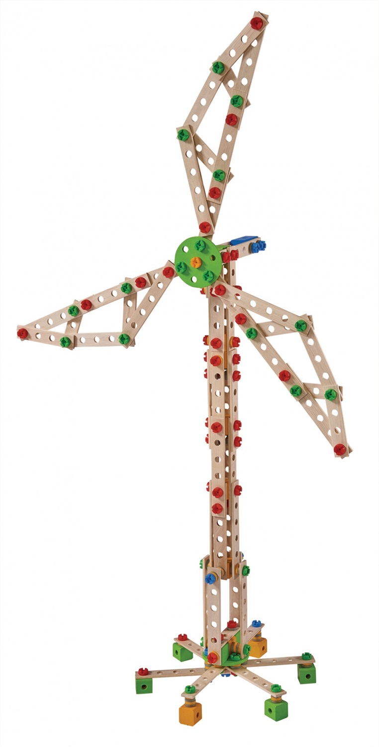 Eichhorn 100039046 Kit da costruzione Eolienne - 300 pezzi Multicolore per bambini dai 6 anni