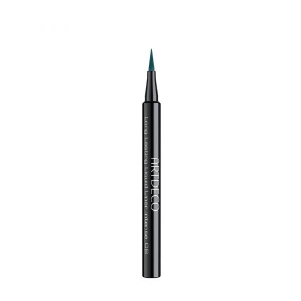 ARTDECO Long Lasting Intense Eyeliner 08 Green Line 0.6 ml - Eyeliner Liquido di Alta Qualità per Appassionati e Professionisti