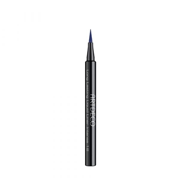 Artdeco Long Lasting Intense Eyeliner Nr.12 Blue Line 0.6 ml - Eyeliner Liquido Resistente per un Look Intenso