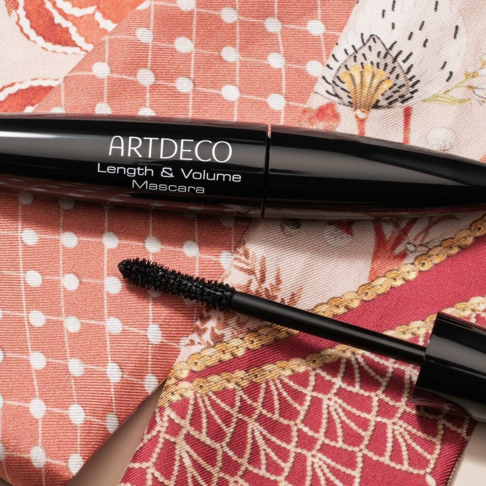 ARTDECO Length & Volume Mascara - Mascara Long-Lasting Smudge-Proof per Ciglia Extra Lunghe e Voluminose, 12 ml