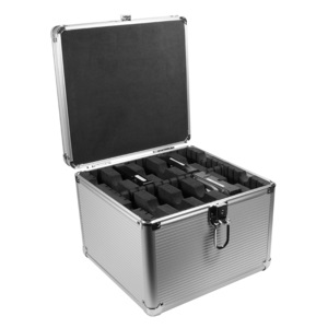 Logilink Custodia Protettiva per Disco Rigido da 3,5'' - Capacità per 10 Dischi, in Plastica ABS
