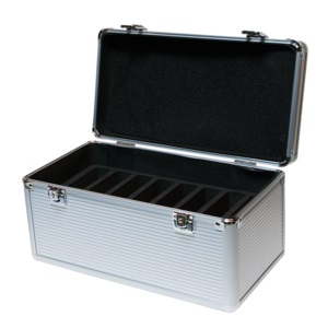 LogiLink UA0219 Custodia per Unità di Archiviazione Suitcase Case in ABS Sintetico Argento per HDD da 2.5 e 3.5 Pollici