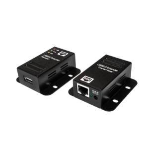 LogiLink UA0267 Extender USB 2.0 con 4 Porte RJ-45, Fino a 50 m, PoE, Nero
