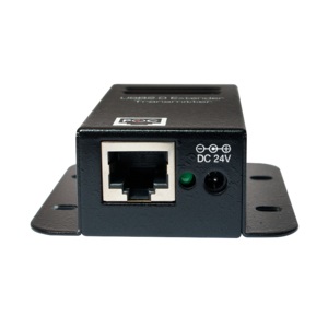 LogiLink UA0267 Extender USB 2.0 con 4 Porte RJ-45, Fino a 50 m, PoE, Nero