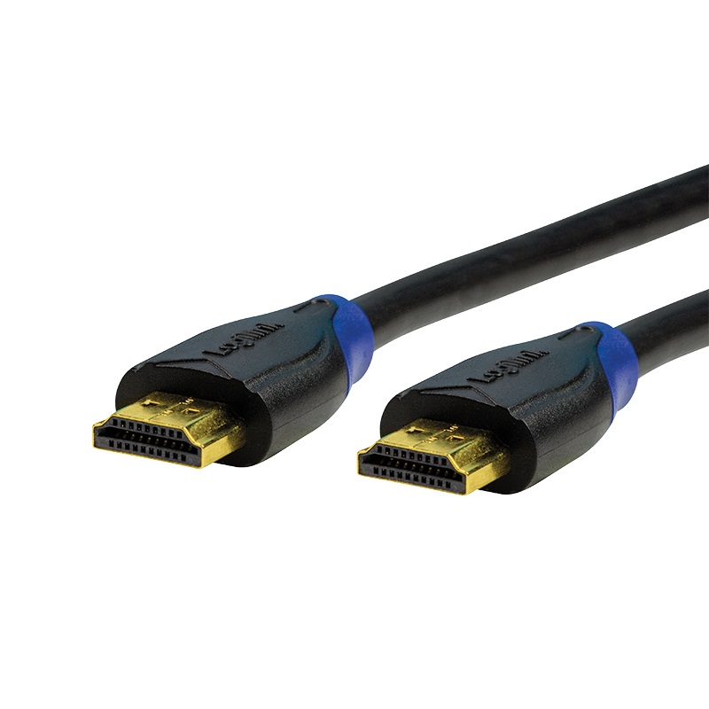 LogiLink Cavo HDMI High Speed 2m con Ethernet - Supporto 4K e 3D, Connettori Placcati Oro