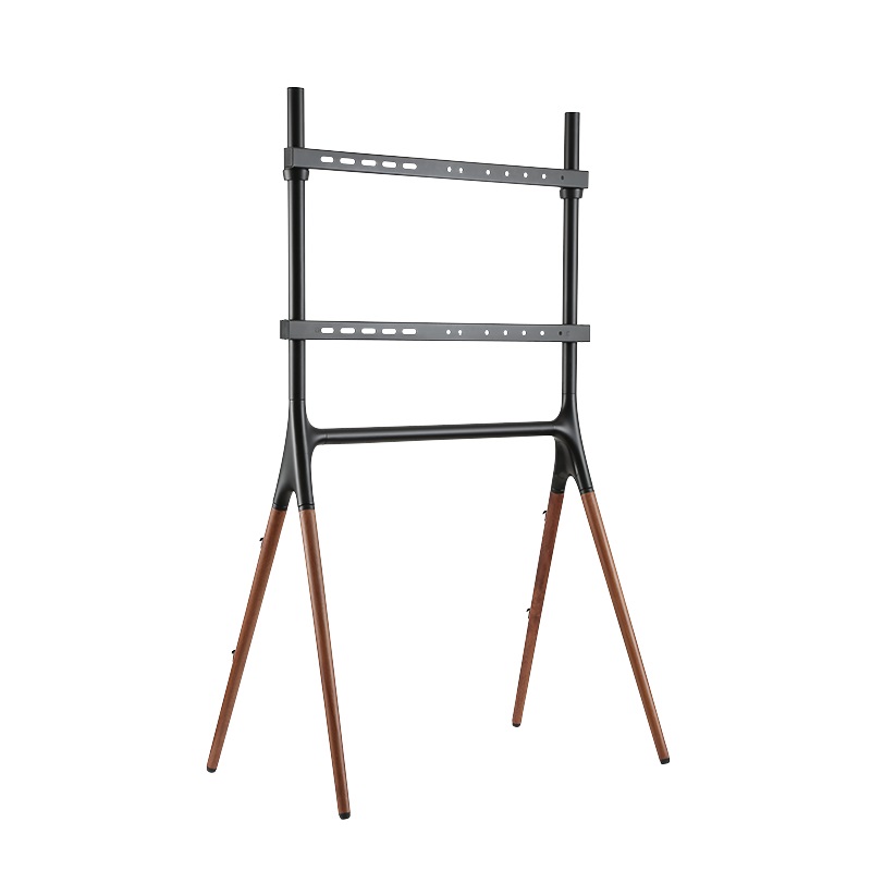 LogiLink BP0078 - Supporto TV 49-70'' con 4 gambe in legno di noce, capacità max 40 kg