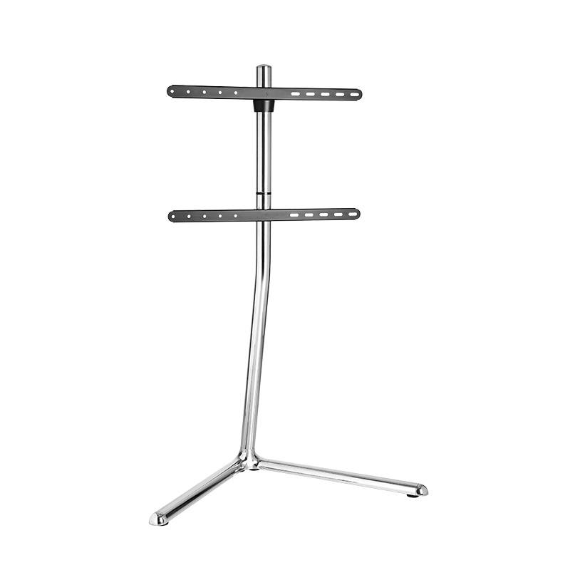 LogiLink BP0080 Supporto da Pavimento per TV 49-70'' Base a V Cromato - Capacità 40 kg, Compatibilità VESA 200x200 a 600x400