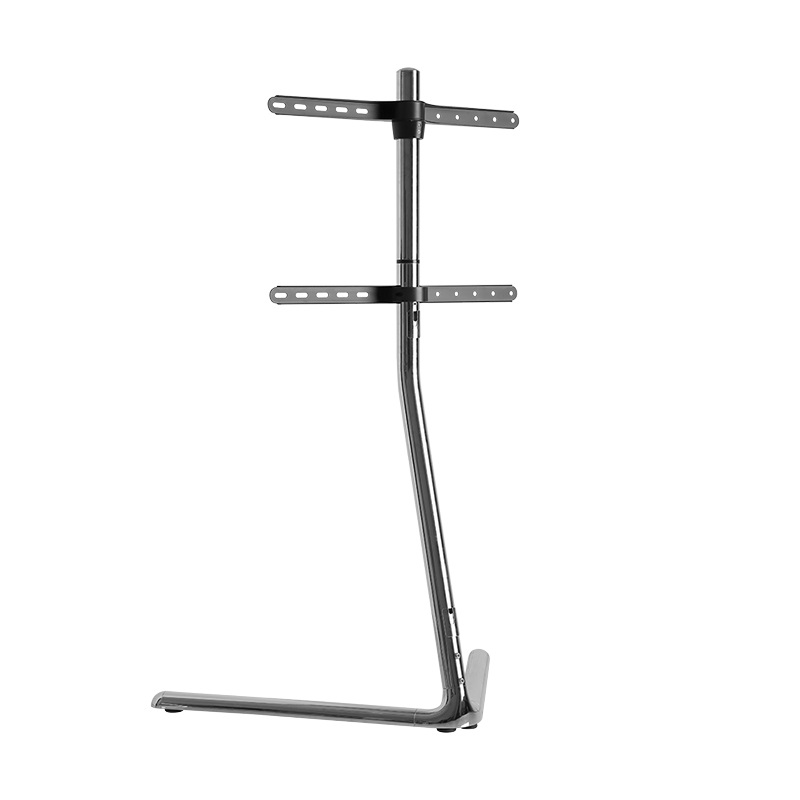 LogiLink BP0080 Supporto da Pavimento per TV 49-70'' Base a V Cromato - Capacità 40 kg, Compatibilità VESA 200x200 a 600x400