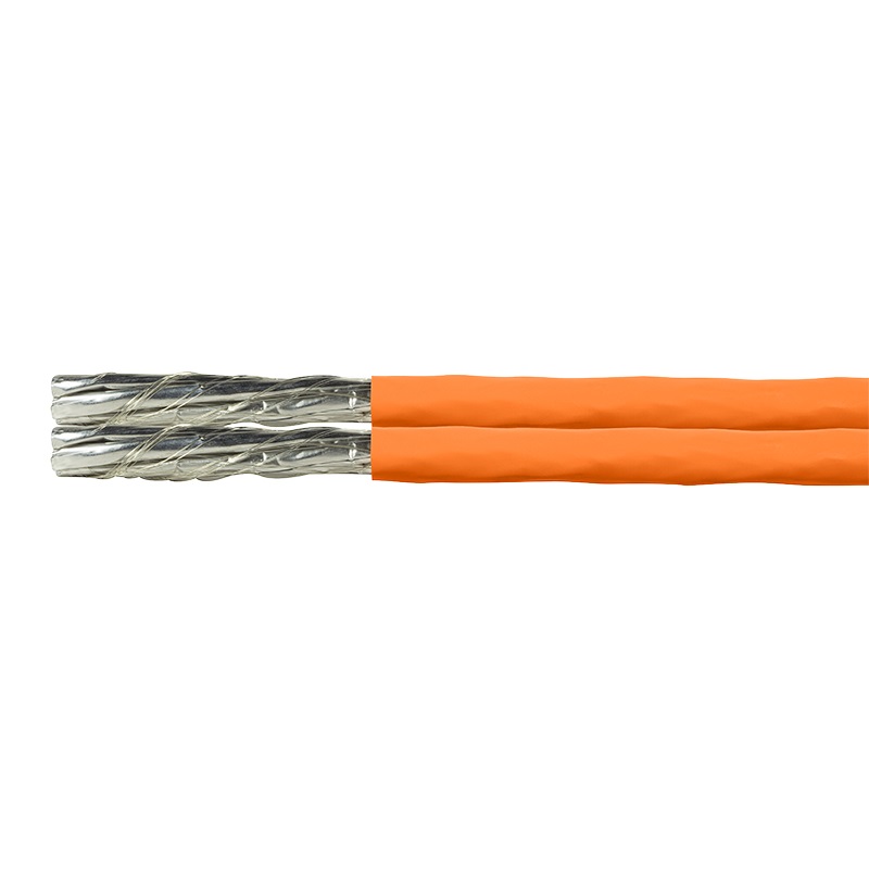 LogiLink CPV0063 Cavo di Rete Cat7 100 m S/FTP Arancione