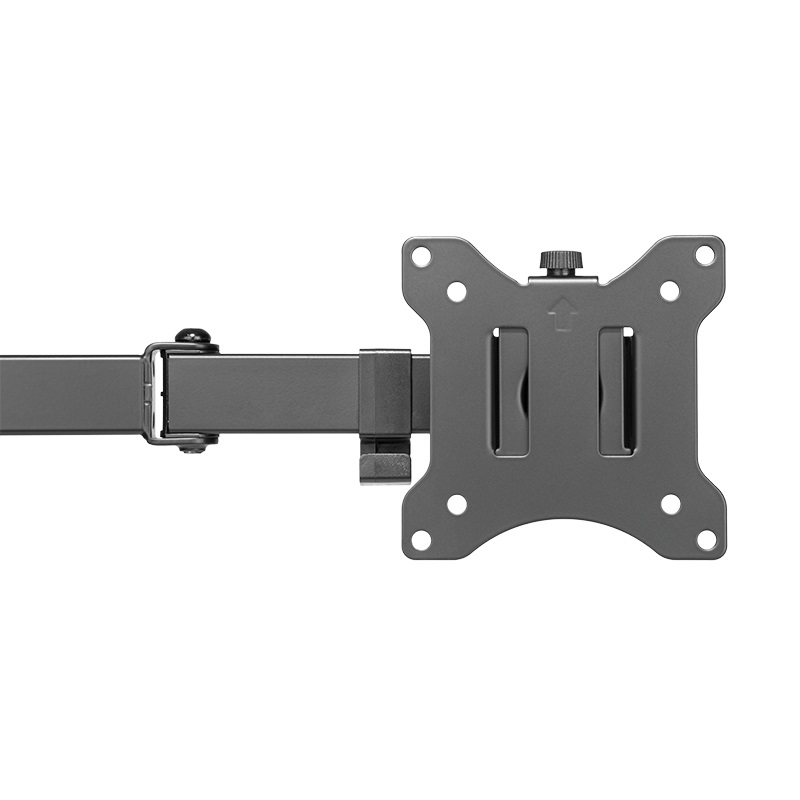 LogiLink BP0097 - Supporto da scrivania in alluminio per monitor 17-32 pollici con rotazione a 360° e braccio di 454 mm