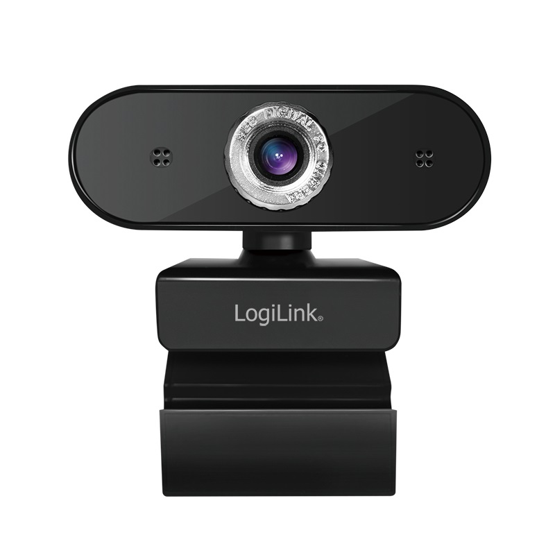 LogiLink UA0368 Webcam HD USB 1280 x 720 Pixel con Microfono, 30 fps, Angolo di Visione 60°