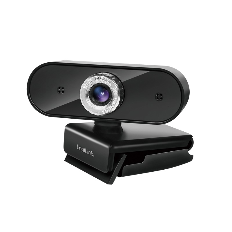 LogiLink UA0368 Webcam HD USB 1280 x 720 Pixel con Microfono, 30 fps, Angolo di Visione 60°