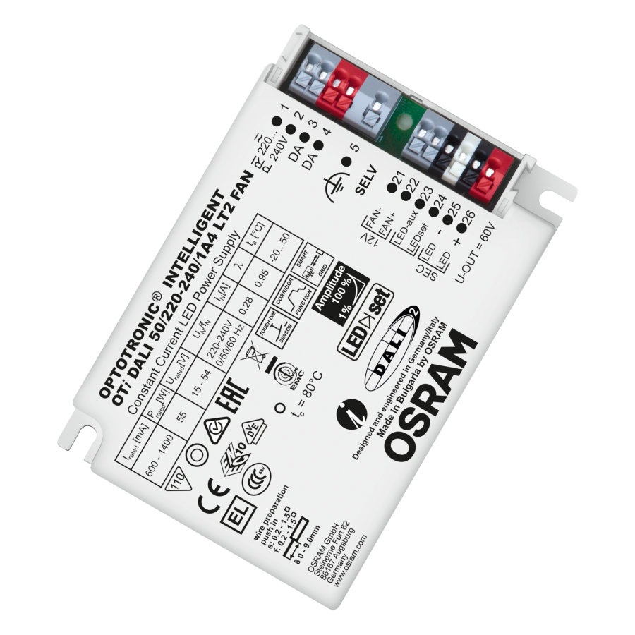 INVENTRONICS Driver LED OTi DALI 50W 220-240V Corrente Costante