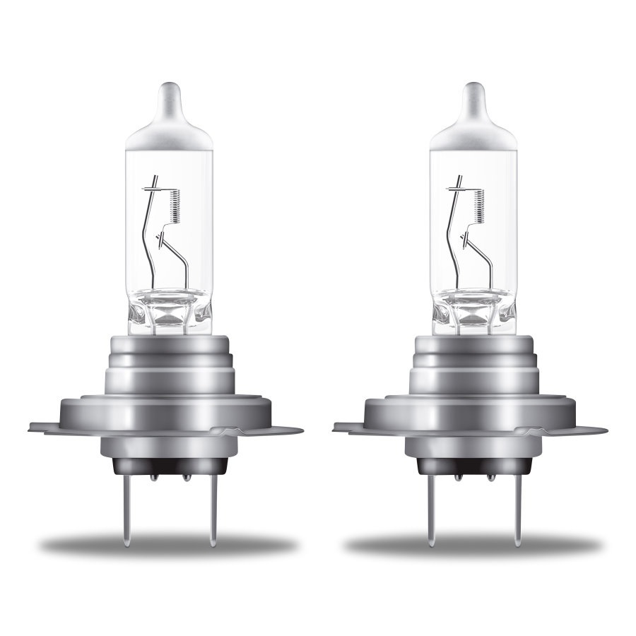 OSRAM NIGHT BREAKER SILVER H7 - Lampadina alogena 12V con fino al 100% di luce in più e durata ottimizzata