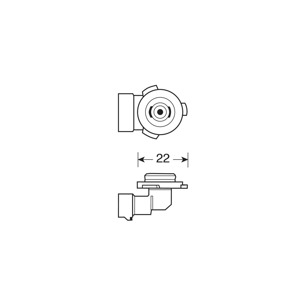 OSRAM Night Breaker Laser HB4 9006NL - Lampadina Alogena 12V, 51W, 150% di Luce