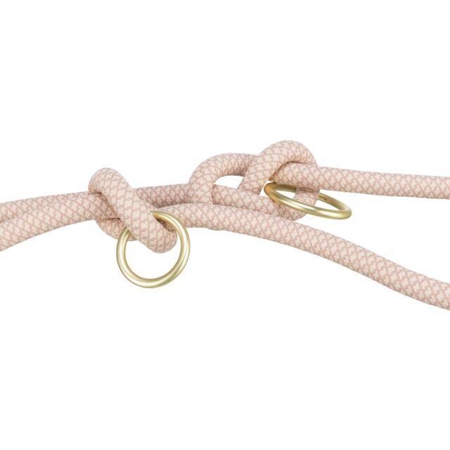 TRIXIE Soft Rope Guinzaglio Addestramento Rosa/Rosa chiaro 2m/10mm - Guinzaglio Regolabile per Cani di Taglia Media e Grande