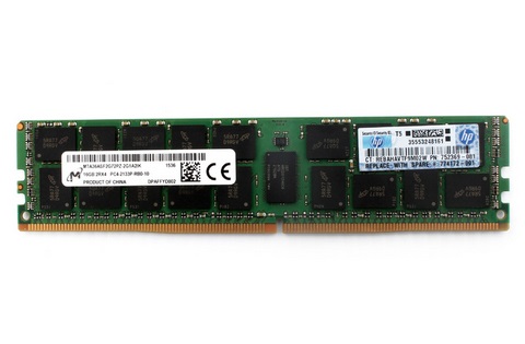 HP 16GB DDR4 2133MHz ECC RDIMM Memoria 1 x 16 GB - PC4-17000, CL15, 1.2V (752369-081)