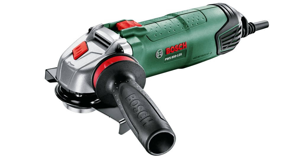 Bosch Smerigliatrice Angolare PWS 850-125, 850 W, Diametro Disco 125 mm, Antivibrazioni, 12000 Giri/min, Peso 1,8 kg