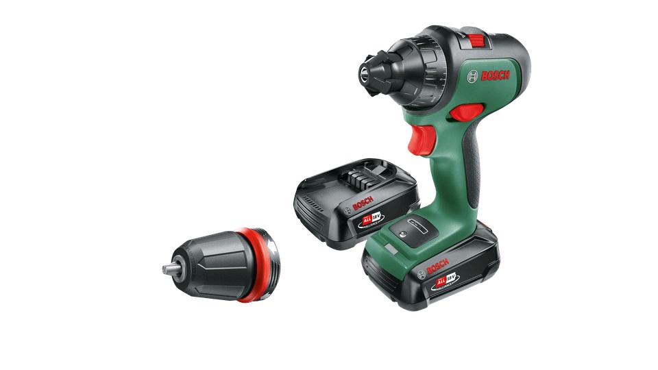 Bosch AdvancedDrill 18 Trapano Avvitatore a Batteria 1350 Giri/min con 2 Batterie da 2,5 Ah e Mandrino 1/2 Pollice