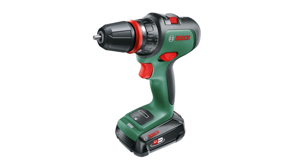 Bosch AdvancedDrill 18 Trapano Avvitatore a Batteria 1350 Giri/min con 2 Batterie da 2,5 Ah e Mandrino 1/2 Pollice