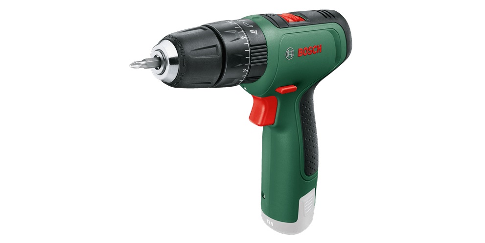 Bosch EasyImpact 1200 Trapano Avvitatore a Percussione 12V Nero/Verde, 1,1 kg, 1500 Giri/min, 22500 Colpi/min, Ø Foratura Max 20 mm