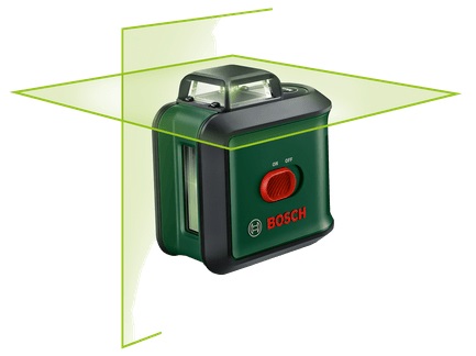 Bosch UniversalLevel 360 Livella Laser Multifunzionale con Treppiede Premium - Linee Verticali e Orizzontali a 360° e 120° per Allineamento Preciso