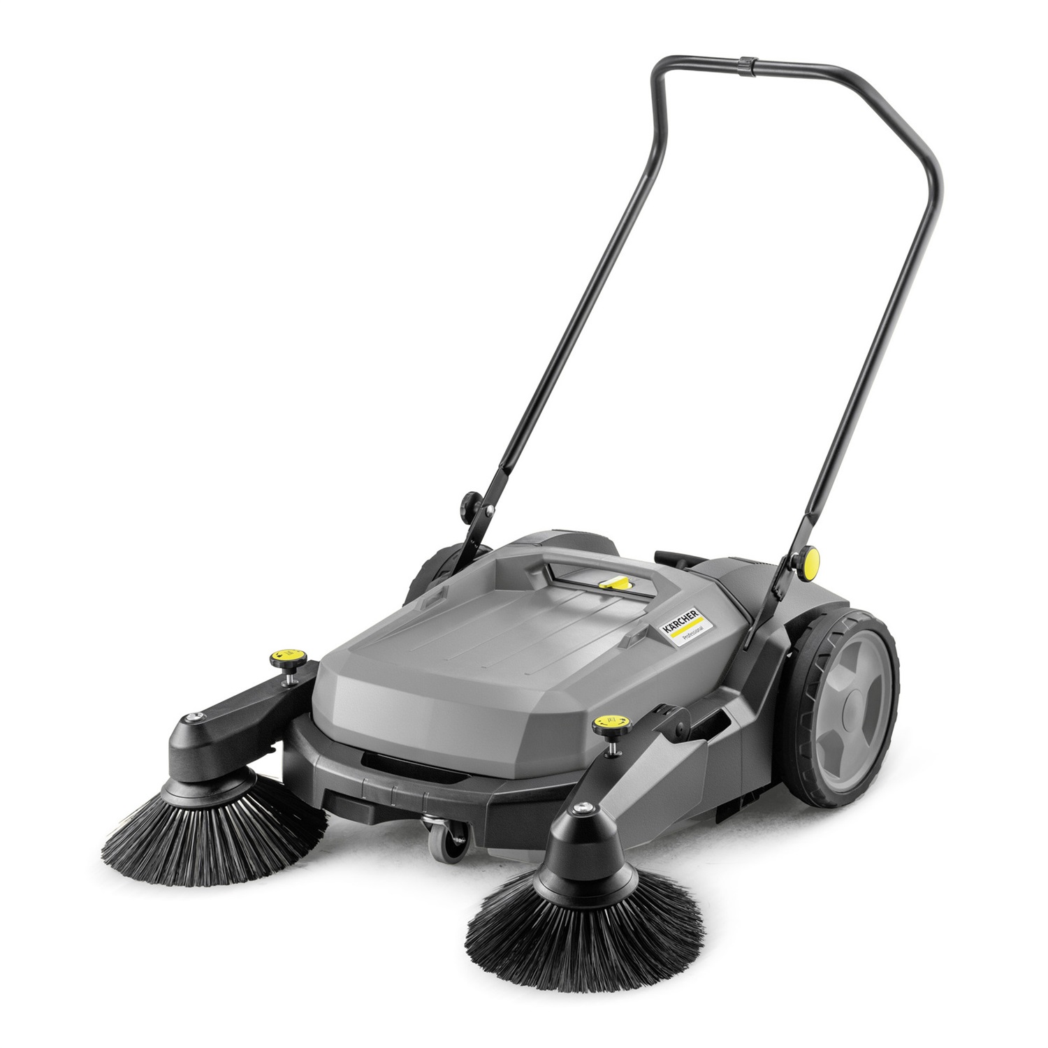 Karcher KM 70/20 C 2SB - Spazzatrice manuale a spinta per interni ed esterni, larghezza spazzola 48 cm, resa oraria max 3920 m²/h