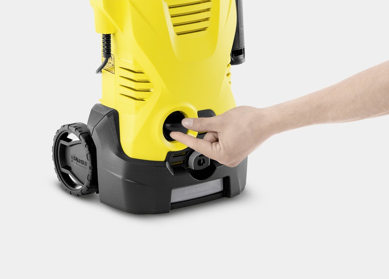 Kärcher K 3 - Idropulitrice ad Alta Pressione 1600W, 120 bar, 380 l/h, con Accessori e Tanica Detergente, Giallo/Nero