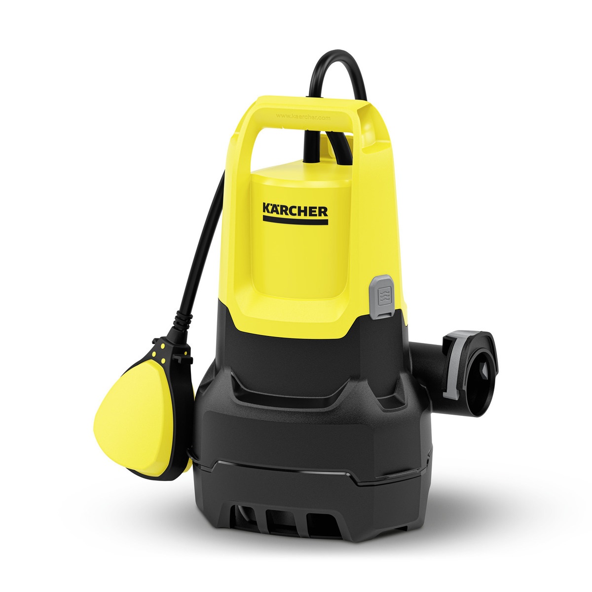 Kärcher SP 9.500 Dirt - Pompa sommersa elettrica per acque sporche, 250 W, portata 9500 l/h, profondità max 7 m, altezza acqua residua 25 mm