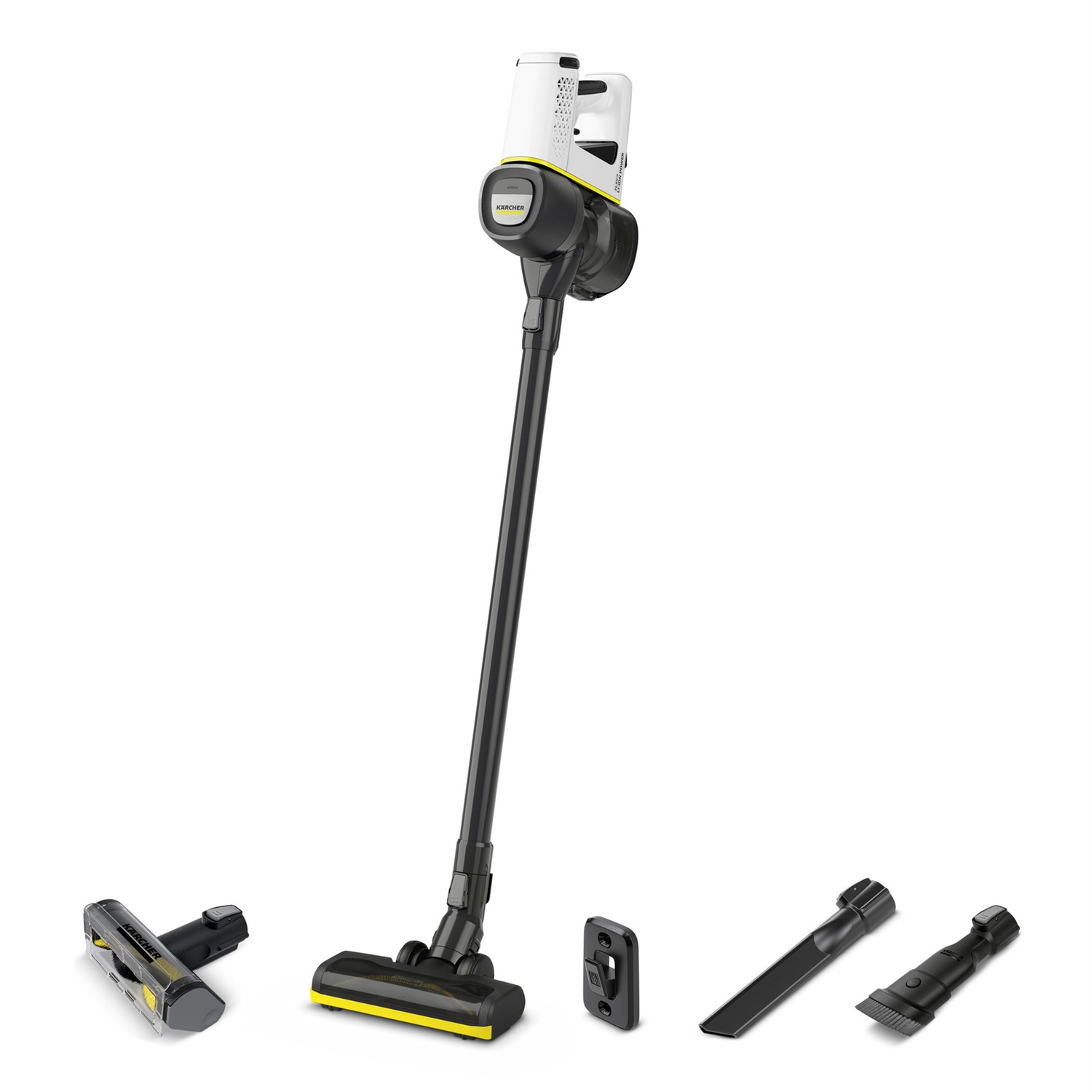 Kärcher VC 4 Cordless myHome Pet - Scopa Elettrica Senza Fili con Tecnologia Ciclonica, 21.6V e Capacità Fusto di 0.65L