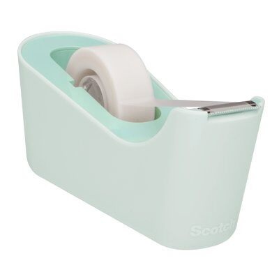 Scotch Dispenser C18-M Menta con Nastro Adesivo Scotch® Magic™ 19 mm x 33 m - Base Antiscivolo