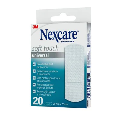 Nexcare Cerotto Soft 25x72mm - Morbido e Flessibile per Pelli Sensibili