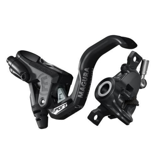 Magura MT Trail Sport - Set Freni a Disco con 4 Pistoni Frontali e 2 Posteriori, Ergonomici e Resistenti, Colore Nero