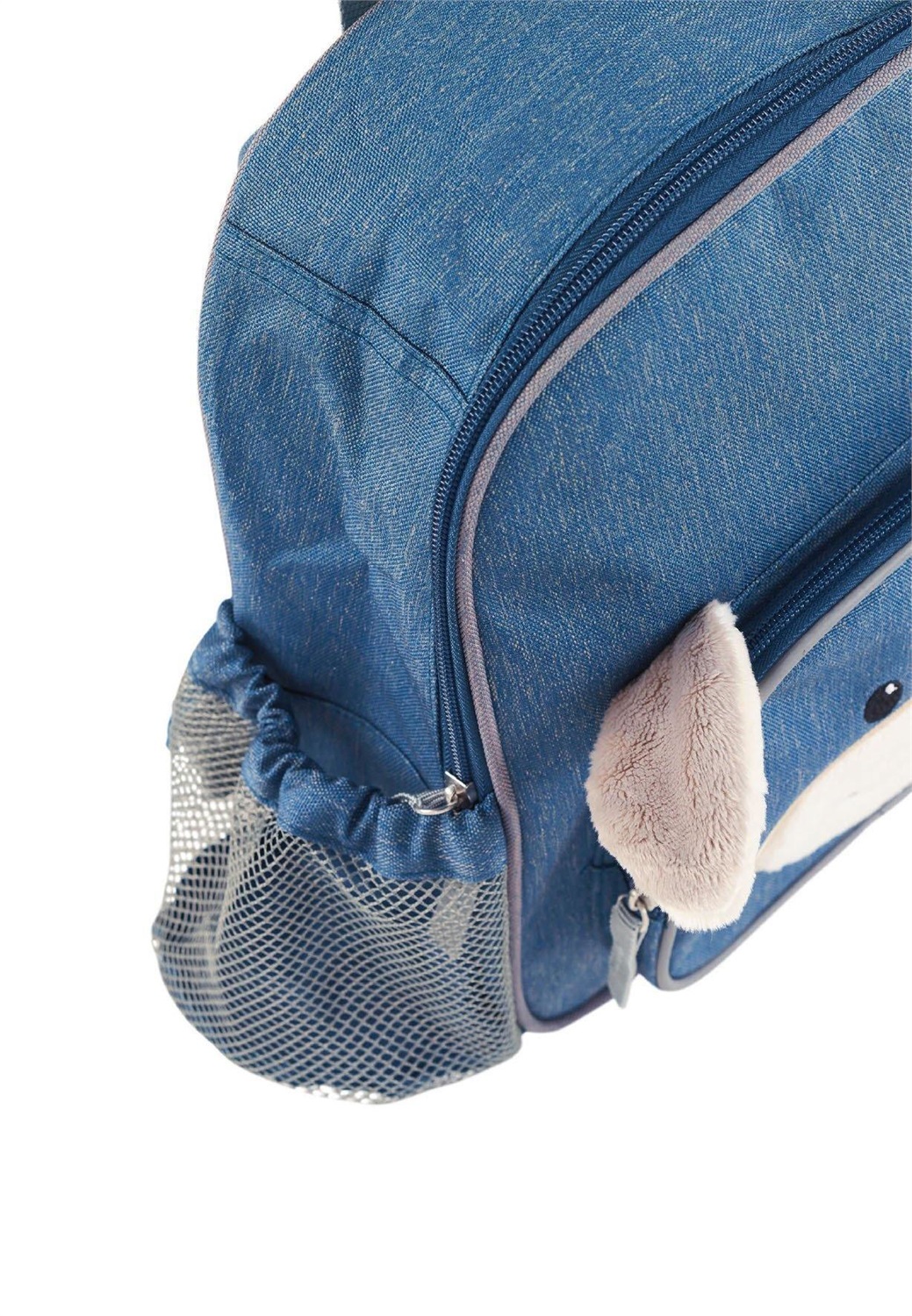 Sterntaler Zaino Emmi Unisex per Bambini - Blu e Bianco, 5L, con Spallacci Imbottiti e Tasche Laterali