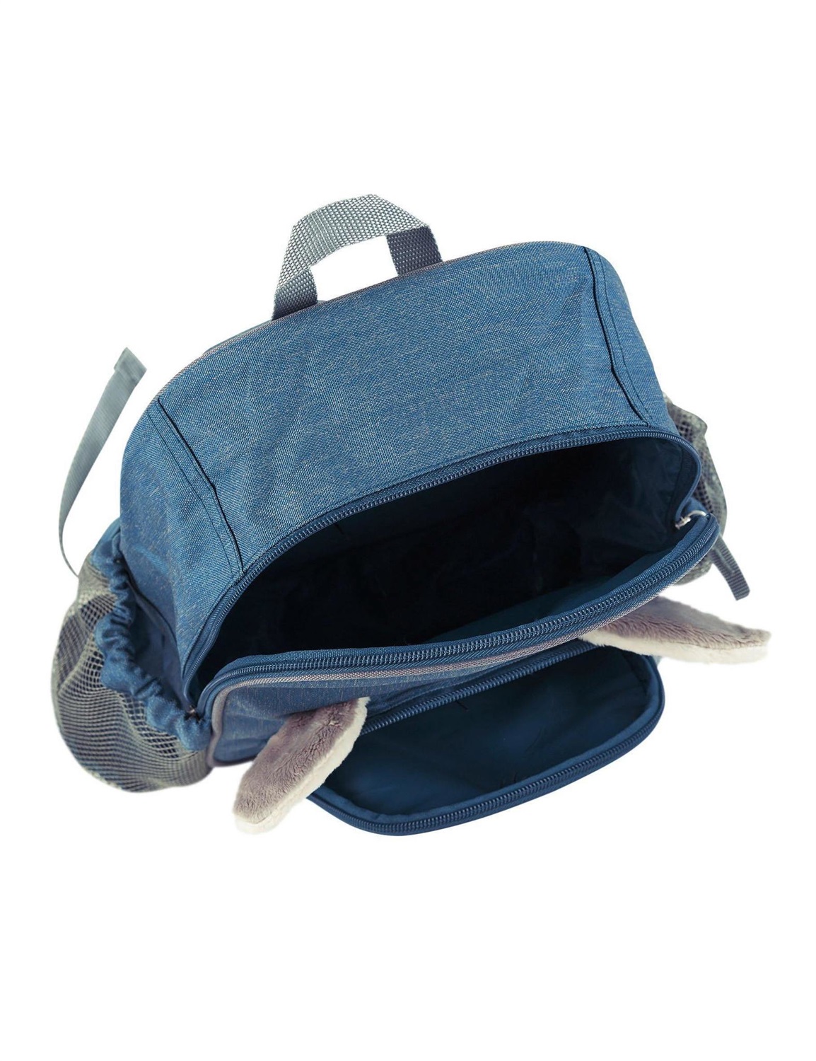 Sterntaler Zaino Emmi Unisex per Bambini - Blu e Bianco, 5L, con Spallacci Imbottiti e Tasche Laterali