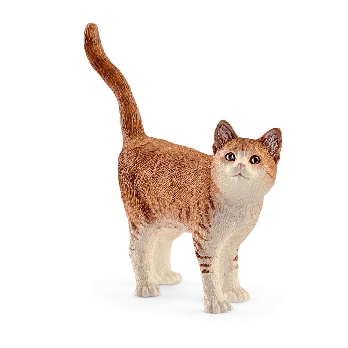 Schleich Figura di Gatto Dipinta a Mano - Giocattolo Educativo Multicolore