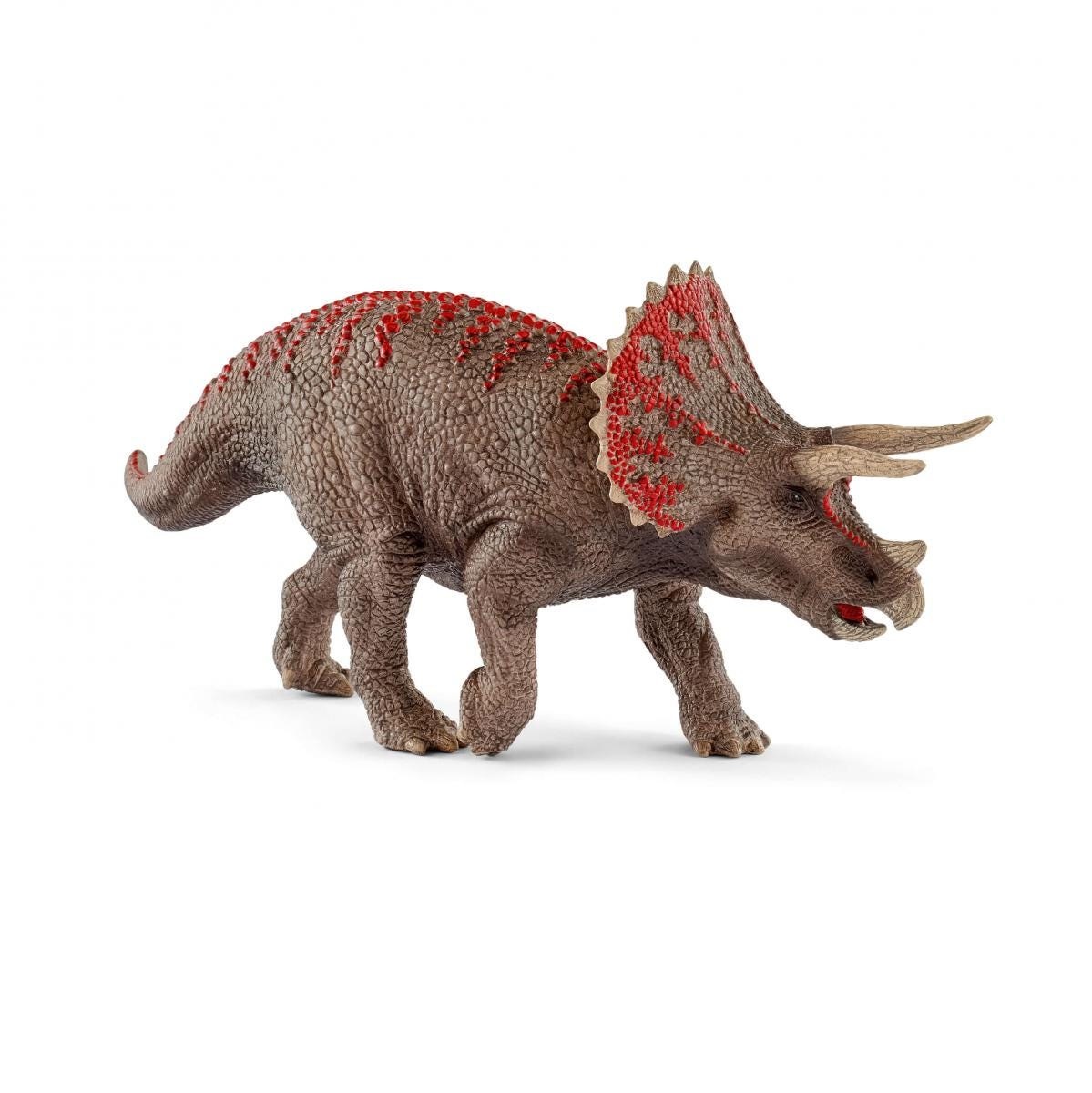 Schleich Triceratops 15000 - Dinosauro Dettagliato Giocattolo da Collezione per Bambini dai 3 Anni, 21 x 5 x 10 cm