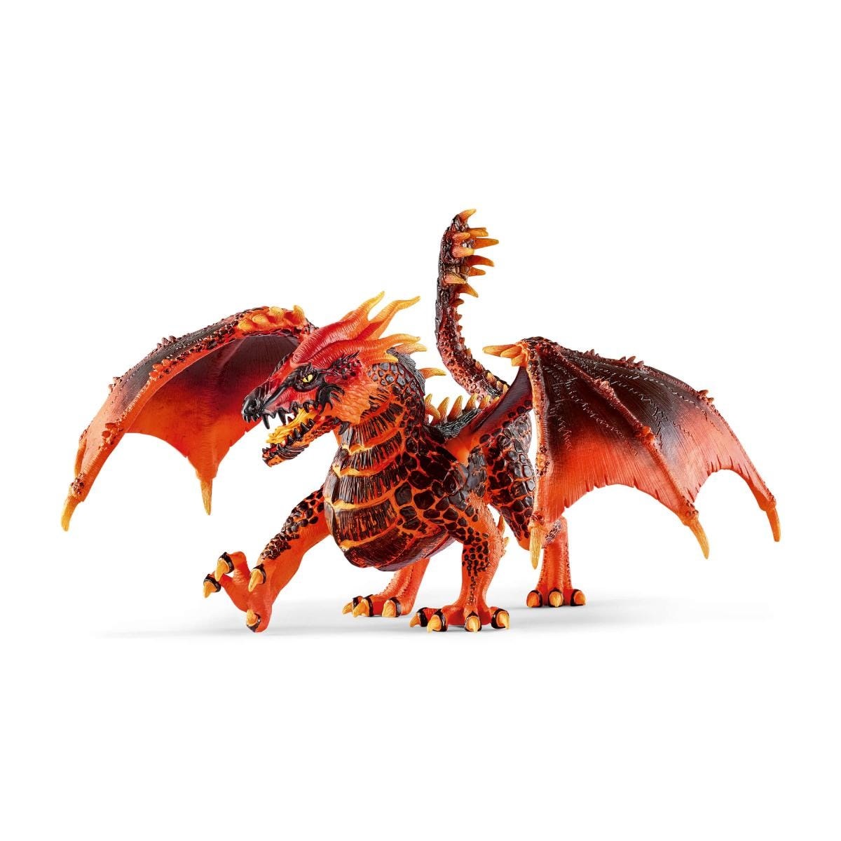 SCHLEICH ELDRADOR Creatures Drago di Lava 70138 | Figura Mostruosa con Ali e Mascella Mobili | Giocattolo Fantasy per Bambini dai 7 Anni | Dimensioni: 20 x 14 x 15 cm