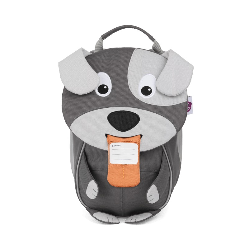 Affenzahn Zaino Piccolo Amico Cagnolino - Eco-Friendly, Impermeabile, Regolabile, per Bambini da 1 a 3 Anni