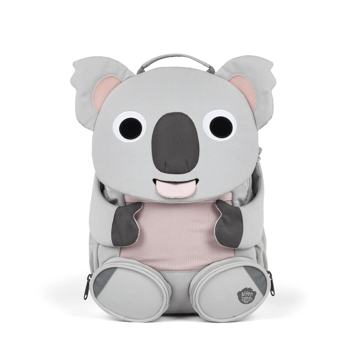 Affenzahn Amico Grande Zaino per l'asilo Koala - 8L, per bambini 3-5 anni, regolabile e realizzato in materiali riciclati