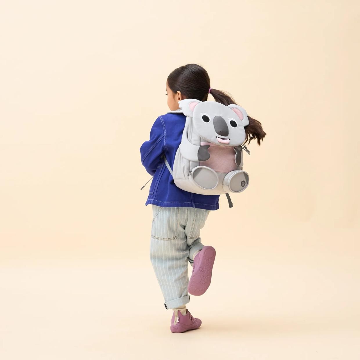 Affenzahn Amico Grande Zaino per l'asilo Koala - 8L, per bambini 3-5 anni, regolabile e realizzato in materiali riciclati