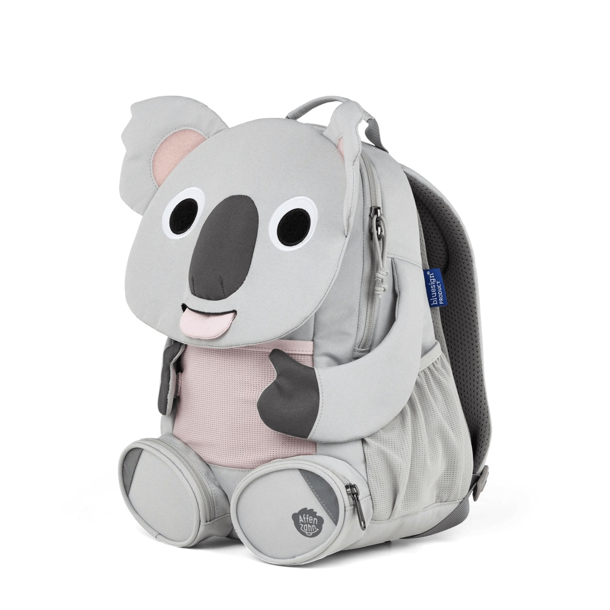Affenzahn Amico Grande Zaino per l'asilo Koala - 8L, per bambini 3-5 anni, regolabile e realizzato in materiali riciclati