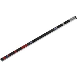 Bachmann BlueNet BN0500 - Unità di Distribuzione dell'Energia (PDU) 30 Prese AC 400 V - Nero, Grigio, Rosso