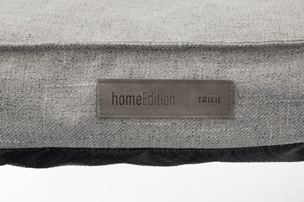 TRIXIE Cuscino Talis per Cani e Gatti - 70x50 cm, Grigio, Sfoderabile, Imbottitura in Fibra di Poliestere, Fondo Antiscivolo