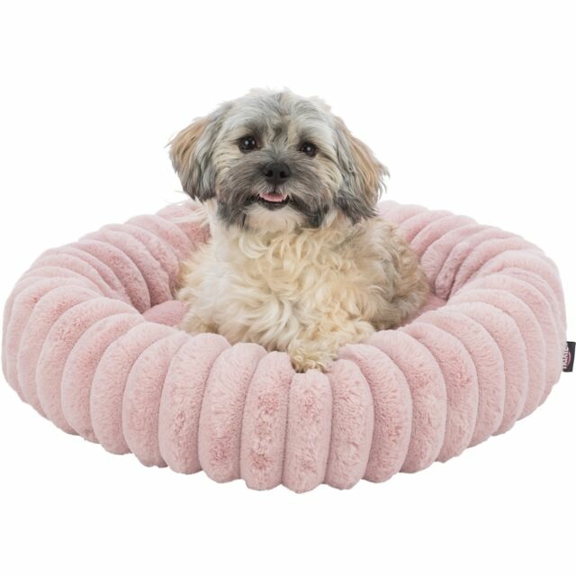 Trixie Letto Trixie Lonni Rosa - Cuccia Rotonda Morbida Ø 60 cm con Cuscino e Fondo Antiscivolo
