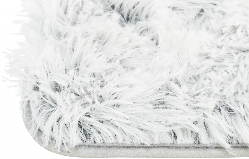 TRIXIE Materasso Harvey per ripiani, 33 × 38 cm, bianco-nero, coperta in peluche, fondo antiscivolo