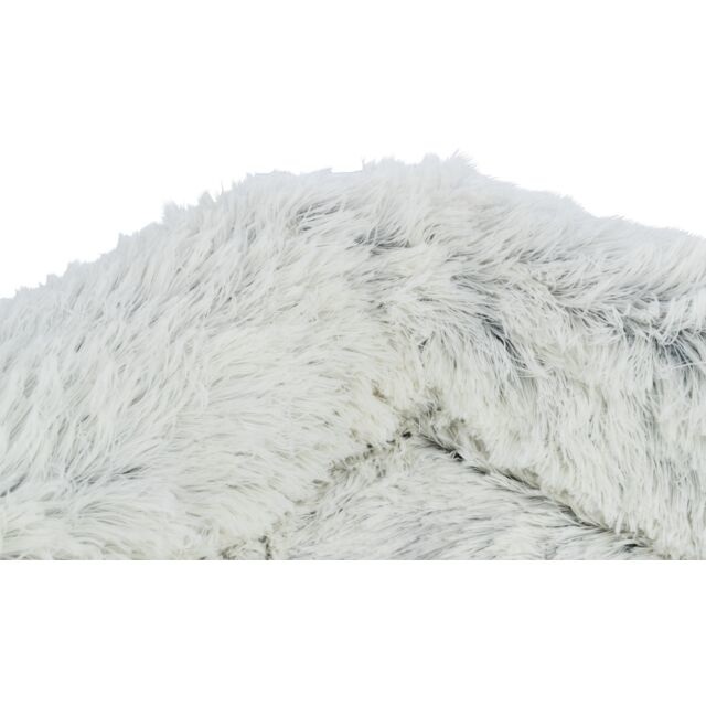Trixie Harvey Divano Protettivo con Coperta in Peluche Lungo 90x90 cm - Bianco e Nero