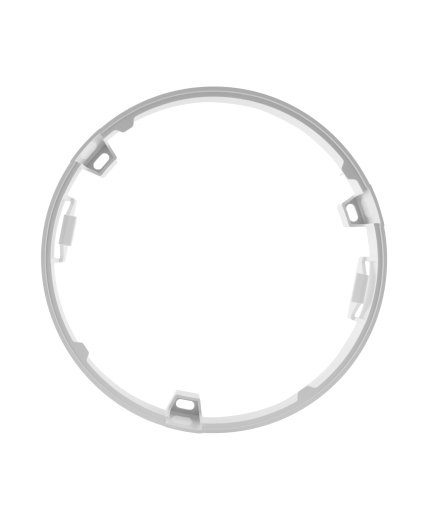 LEDVANCE Cornice di Montaggio Plafoniera Slim Round Frame Bianco - Bassa Profondità, Corpo in Policarbonato, Accessori Inclusi
